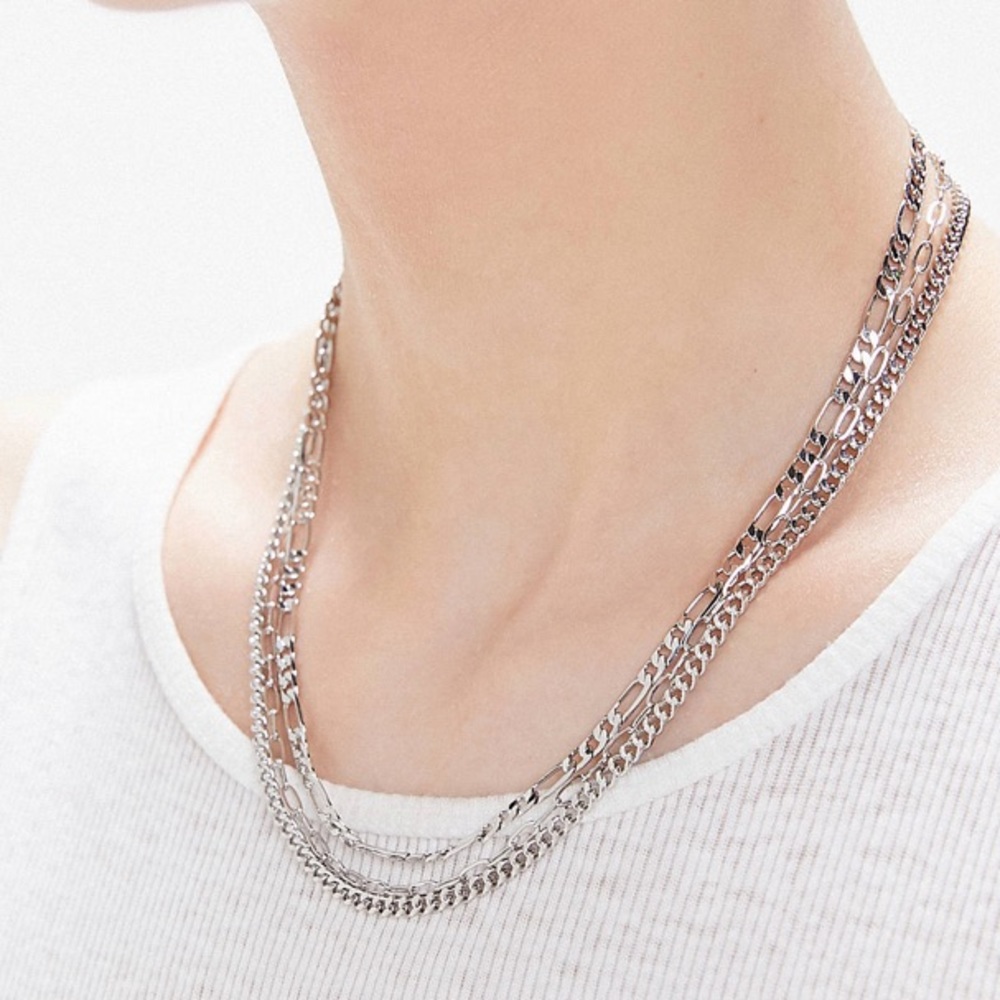 simple chain necklace set